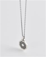 Collana Mabina Uomo Collana In Argento E Zirconi in Argento Zircone 553437 - 553437